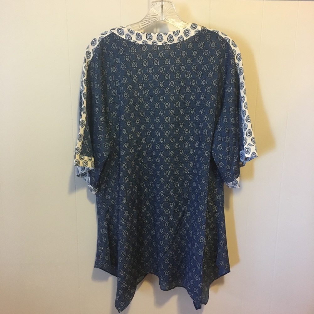 Rachel Zoe Pea in a Pod Boho Tunic Top 0076 - Picture 2 of 13